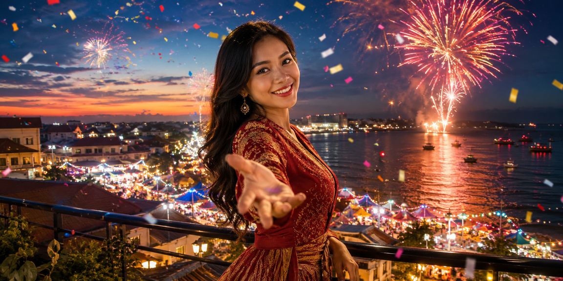 Suasana hiburan kasino Malaysia dengan meja permainan poker dan lampu neon